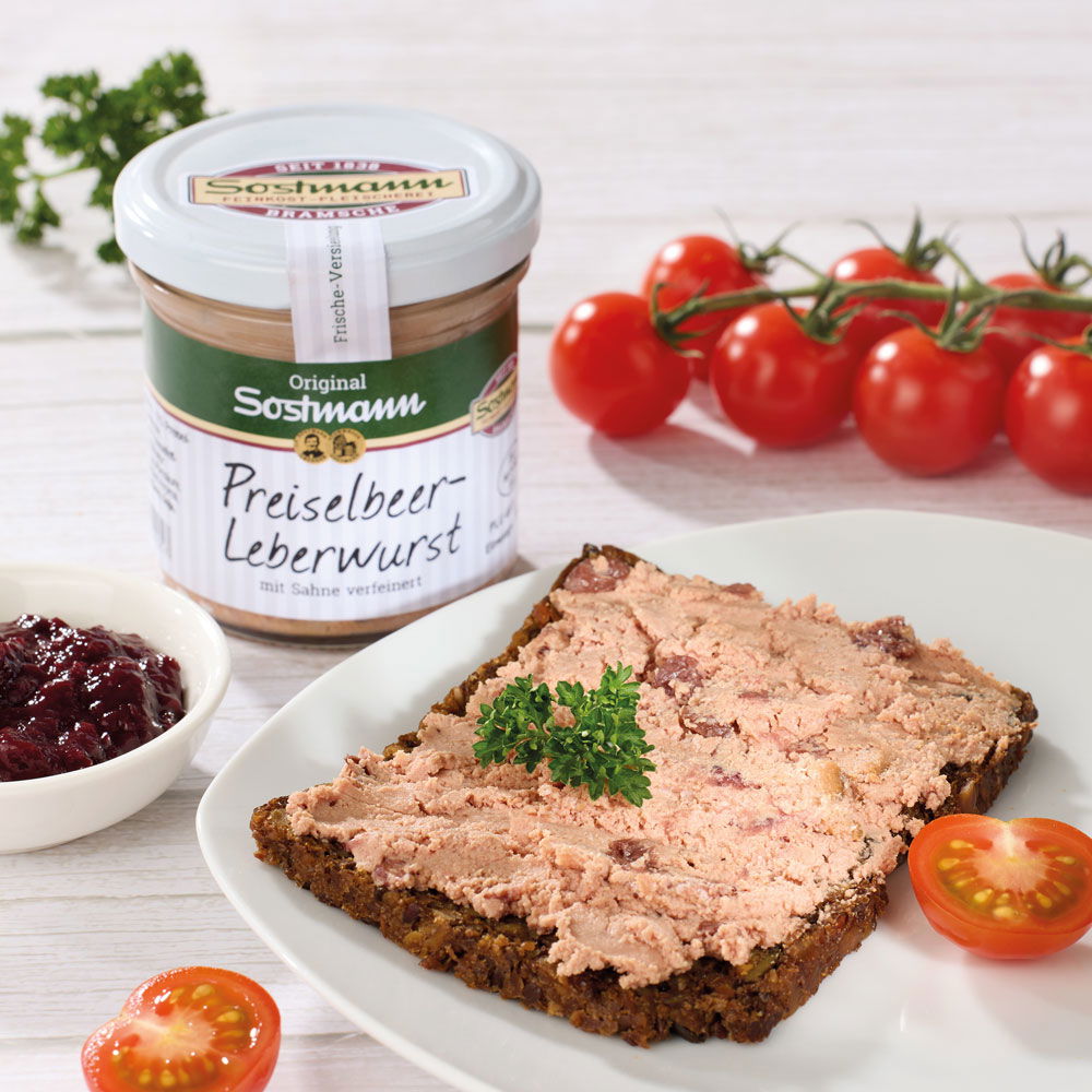 Preiselbeer-Leberwurst