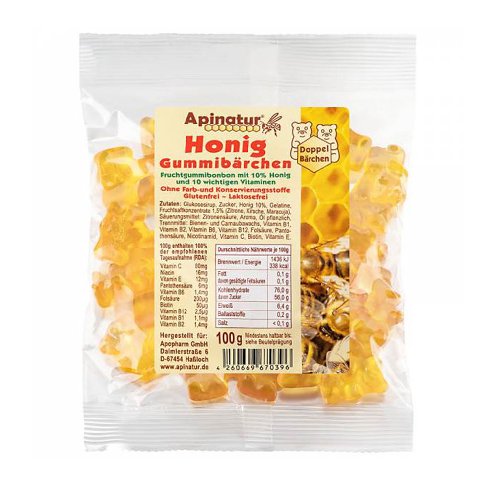 Fruchtgummi Honig-Zwillinge