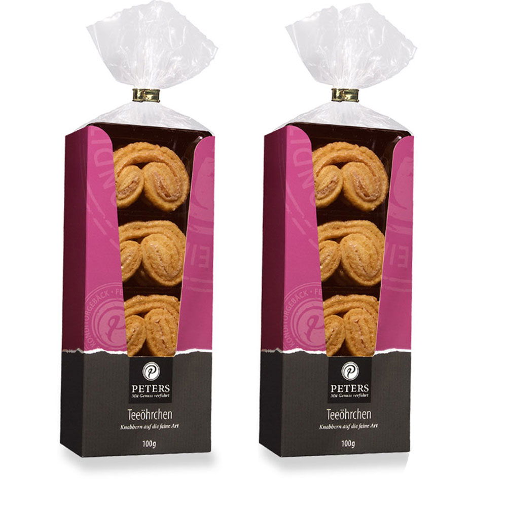 Blätterteiggebäck Teeöhrchen 2er-Set