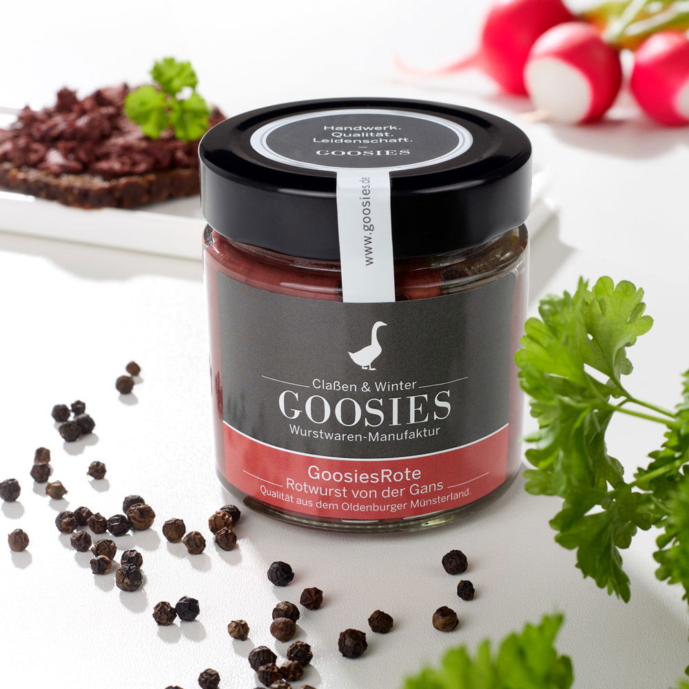 Goosies Rotwurst von der Gans