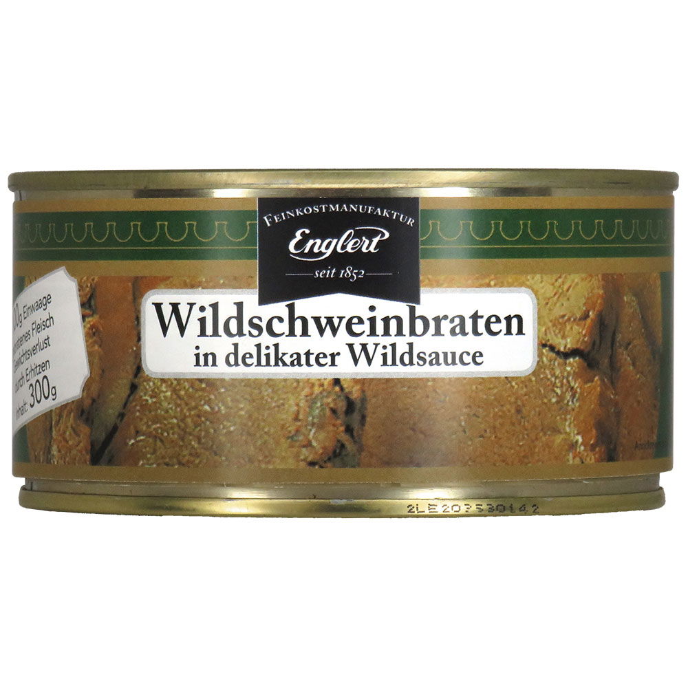 Wildschweinbraten in delikater Wildsauce