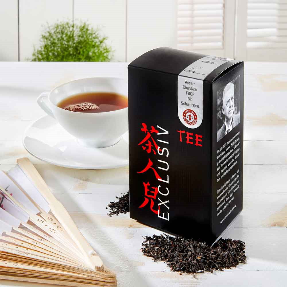 Schrader Schwarzer Tee Assam Chardwar FBOP Bio