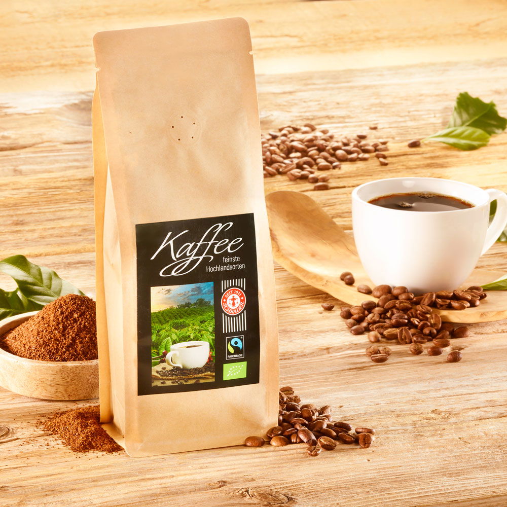 Schrader Kaffee Hausmischung Bio Fairtrade, ganze Bohne