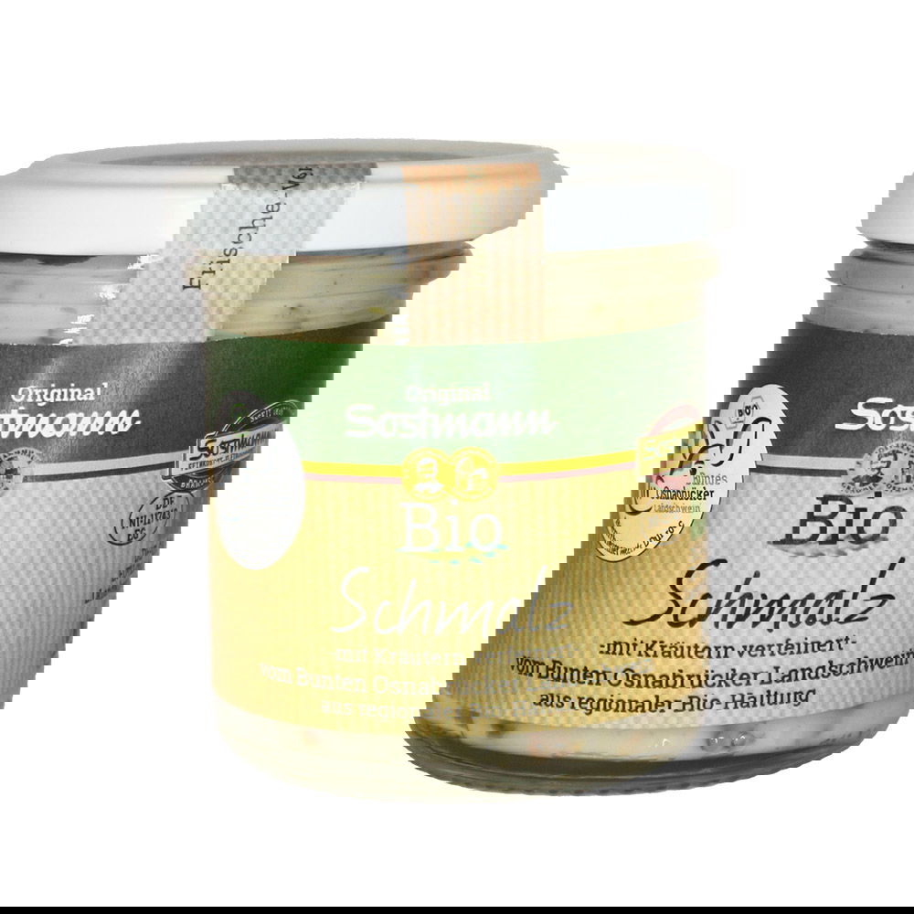 Griebenschmalz vom Bunten Bentheimer Schwein Bio