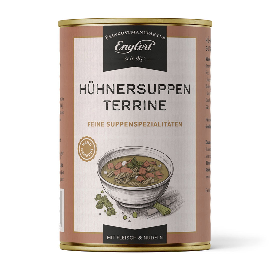 Hühnersuppen-Terrine Gutsherrenart