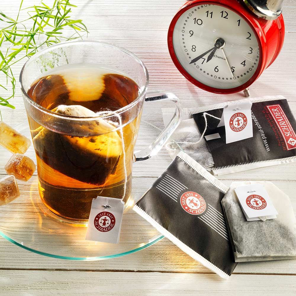 Schrader Teebeutel Schwarzer Tee Late Evening Tea