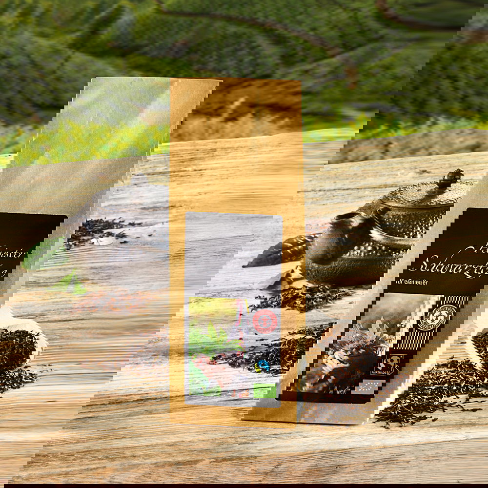 Schrader Schwarzer Tee Darjeeling Second Flush Bannockburn FTGFOP 1 Bio Fairtrade