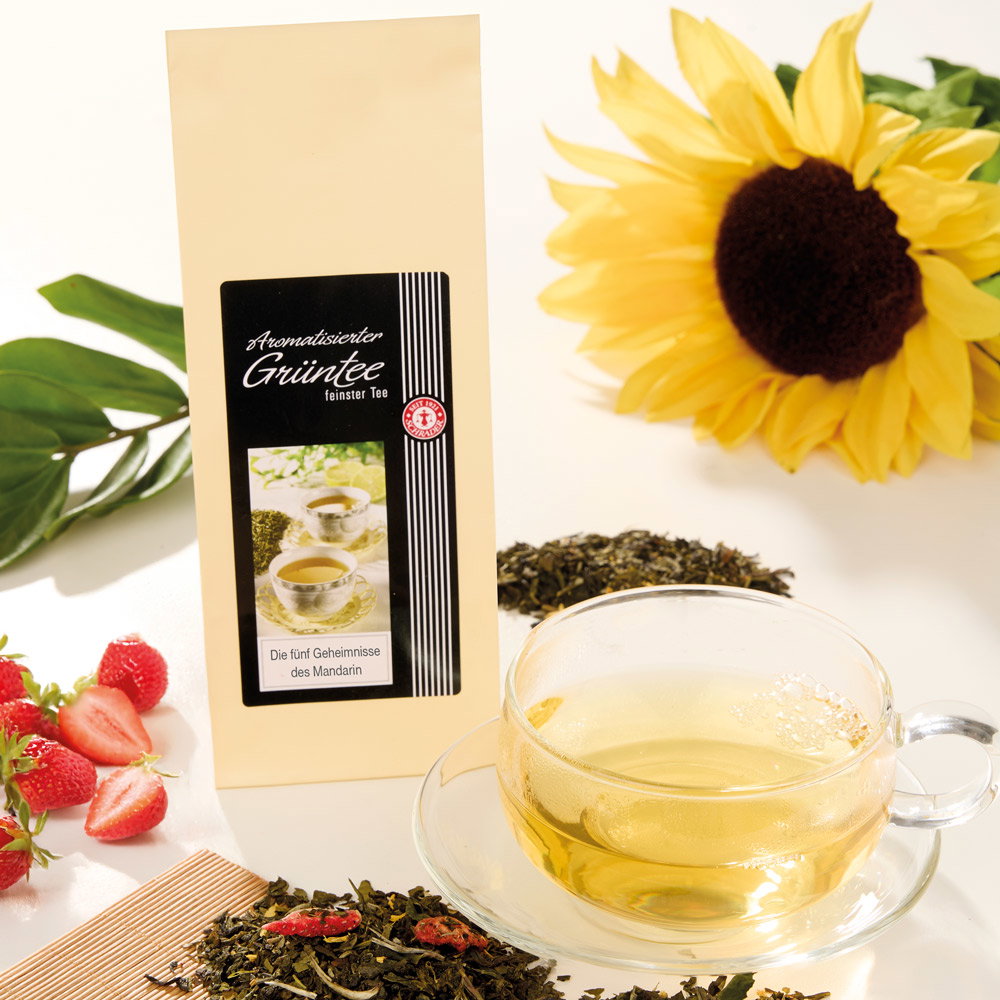Schrader Grüner Tee Die fünf Geheimnisse des Mandarin, aromatisiert