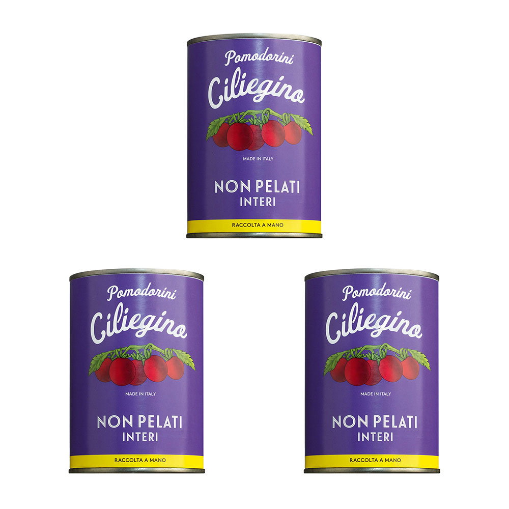 Kleine, ungeschälte Kirschtomaten "Ciliegino" 3er-Set