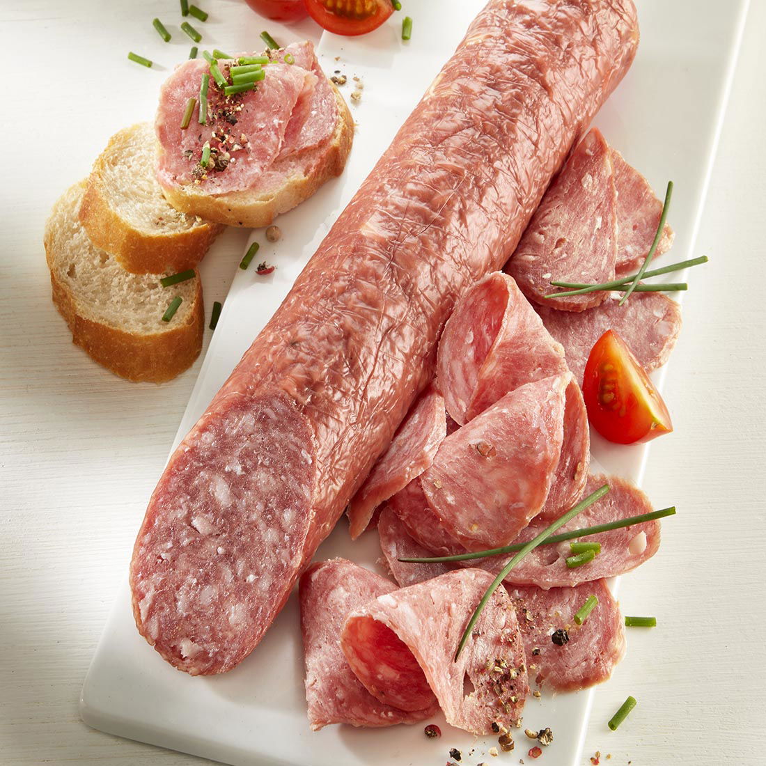 Wurst Adewachter Lüttje Lümmel, im Stück