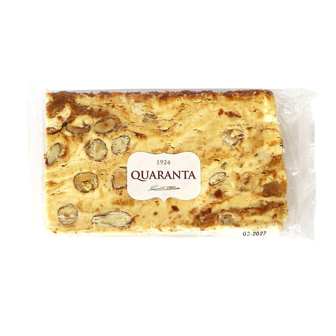 Italienisches Weichnougat mit Karamell