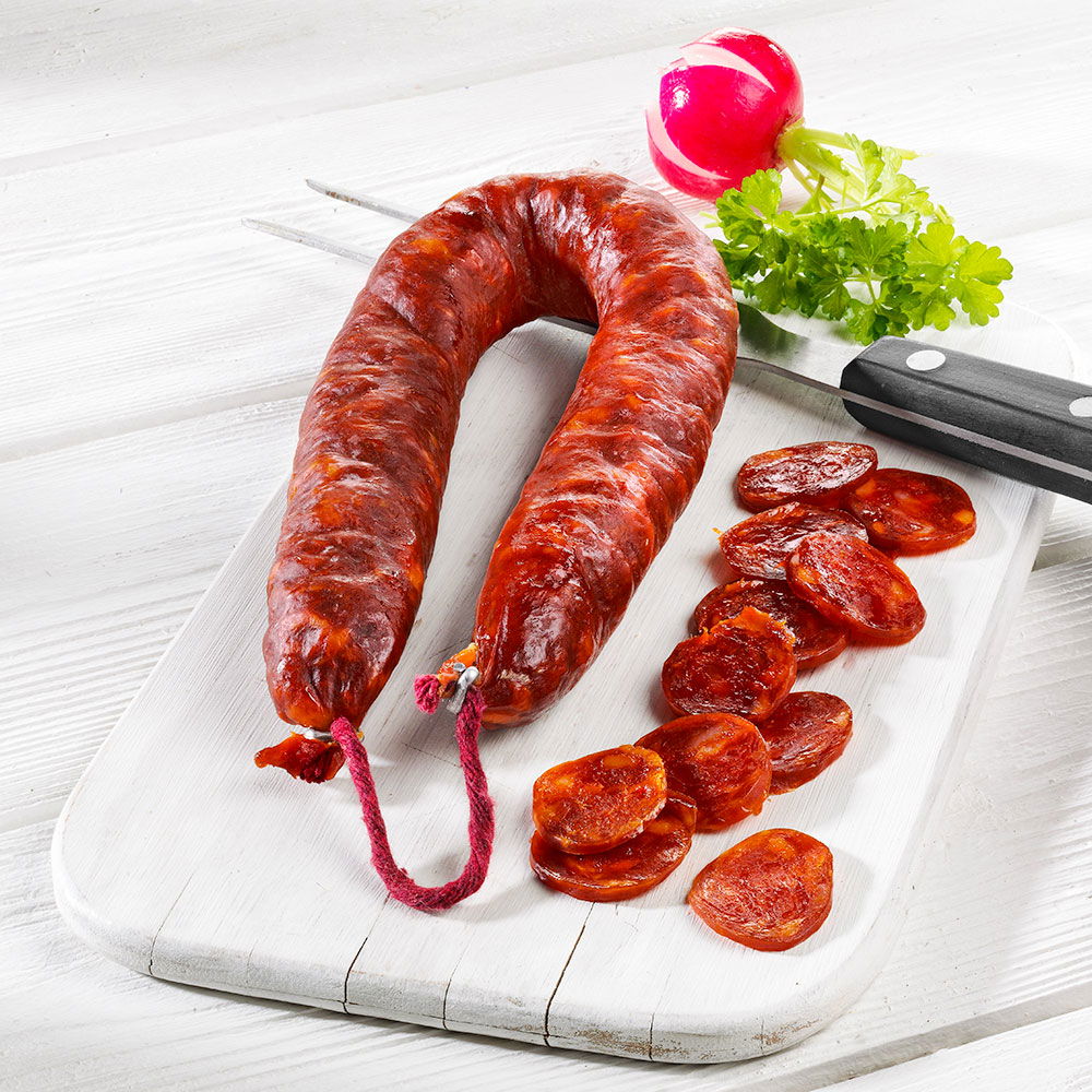 Spanische Chorizo Paprikasalami, im Stück