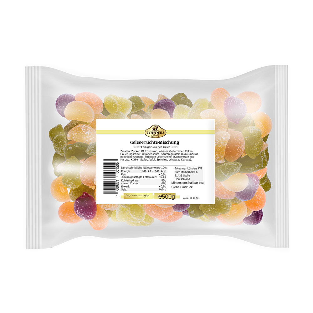 Gelee-Früchte-Mischung