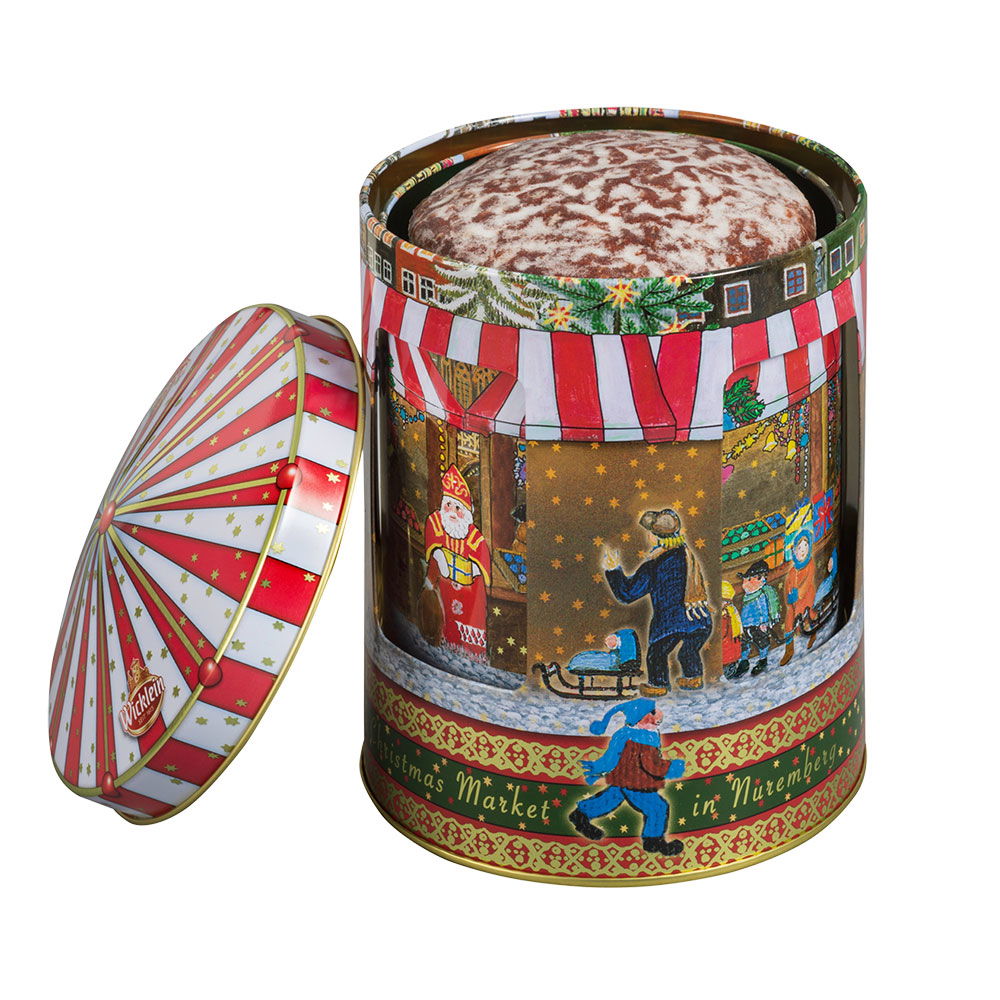 Nürnberger Oblaten-Lebkuchen in Spieluhrdose