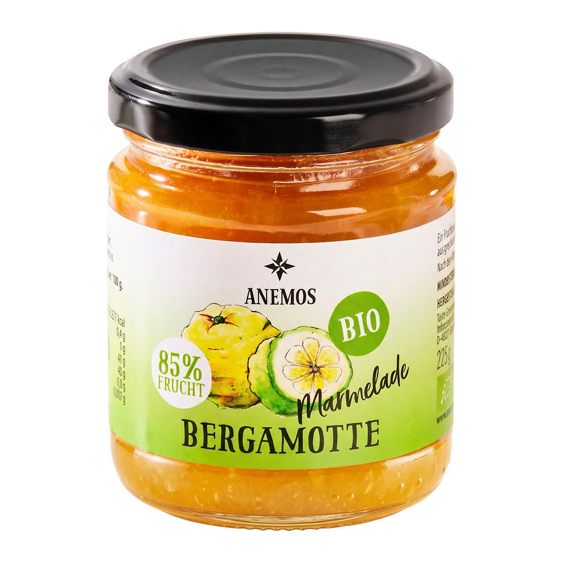 Anemos Bergamotte-Marmelade Bio