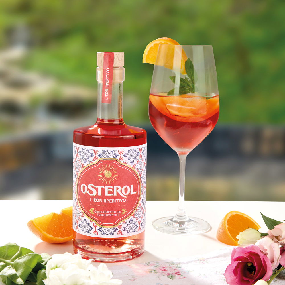 Osterol Orangen-Bitter-Likör mit Kräutern