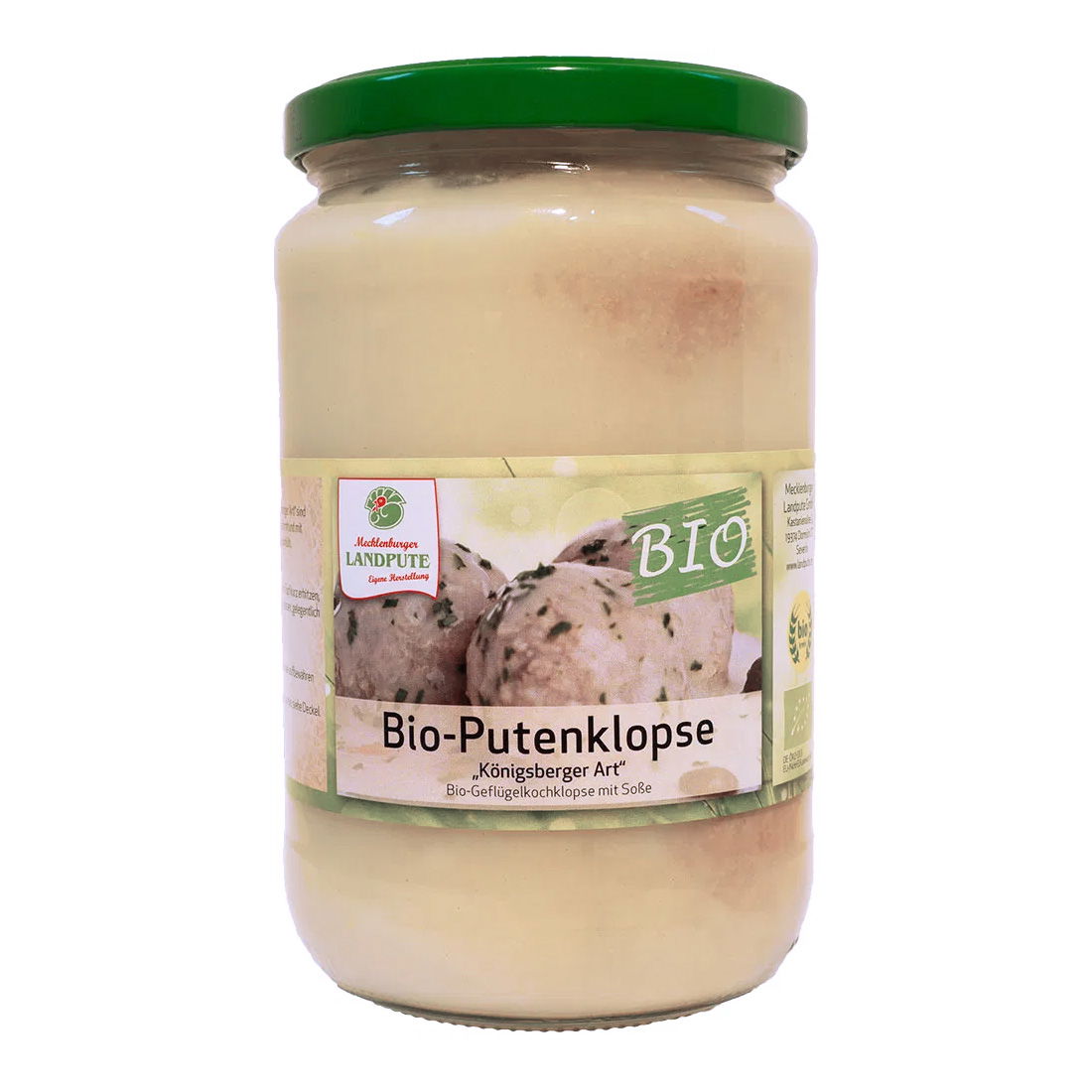 Mecklenburger Landpute Putenklopse "Königsberger Art" Bio