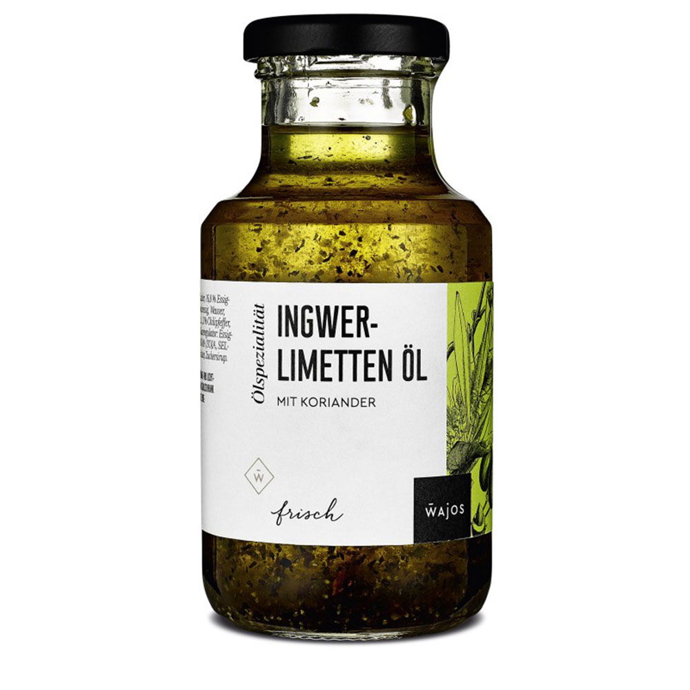 Ingwer-Limetten-Öl mit Koriander