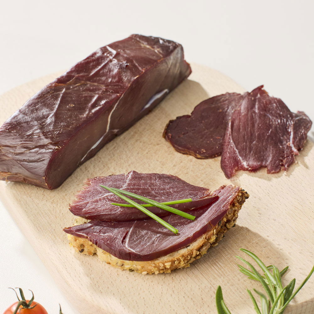 WILDHÜTERS Hirsch-Schinken geräuchert, im Stück