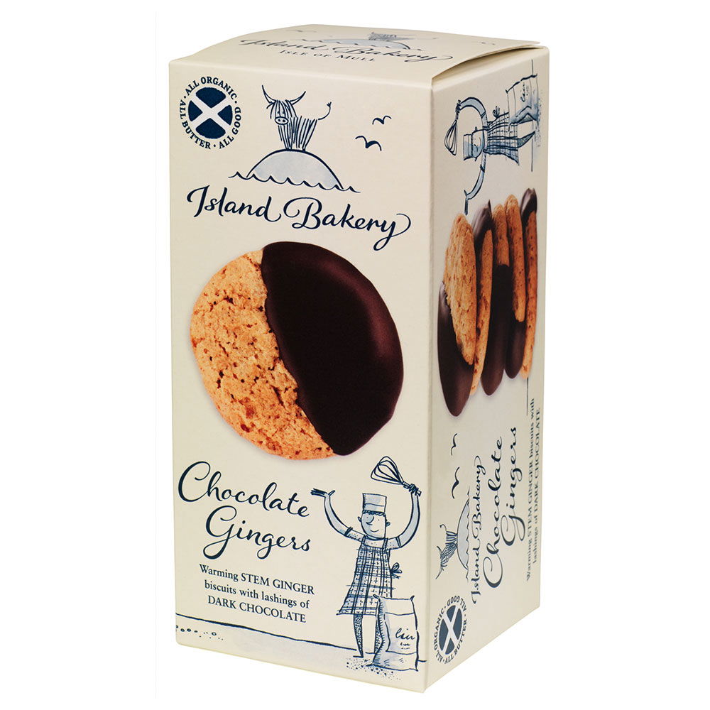 Island Bakery Buttergebäck Ingwer-Zartbitterschokolade Bio