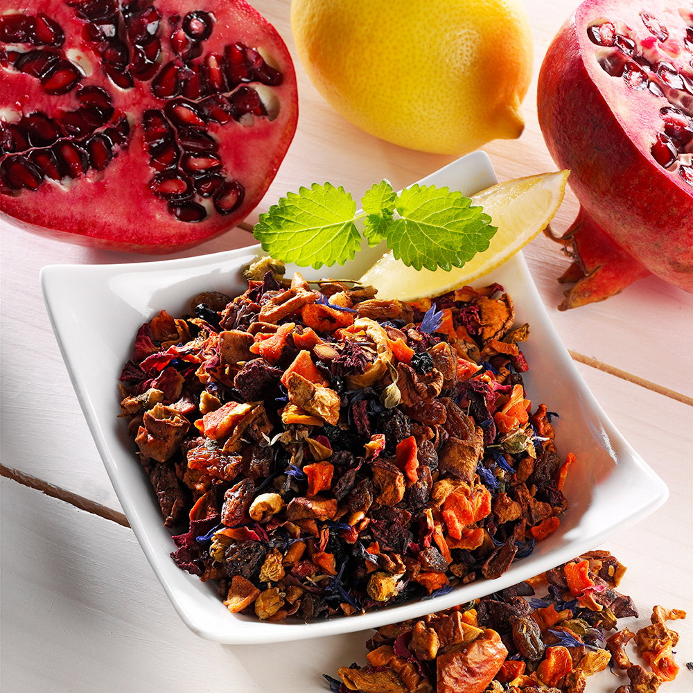 Schrader Früchtetee Granatapfel-Zitrone