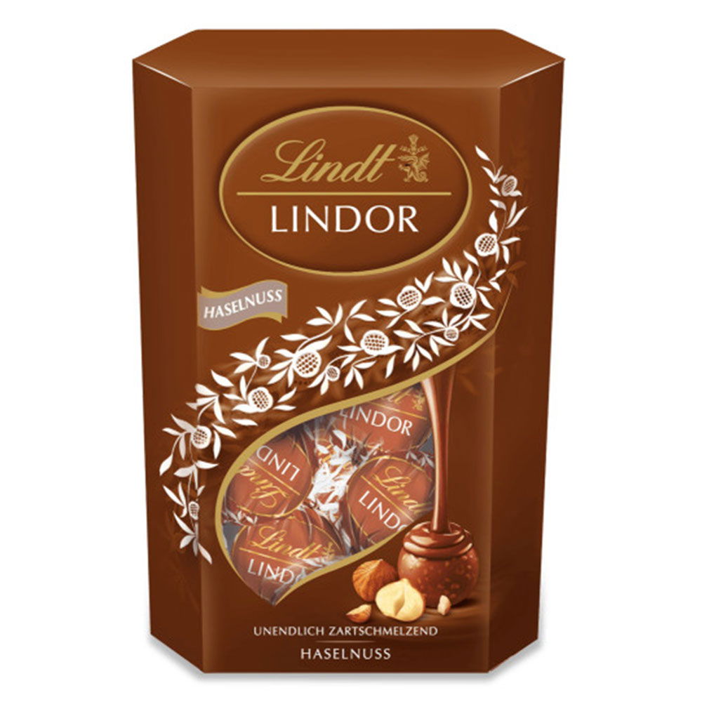 Lindt Lindor Cornet Schokoladen-Kugeln Haselnuss