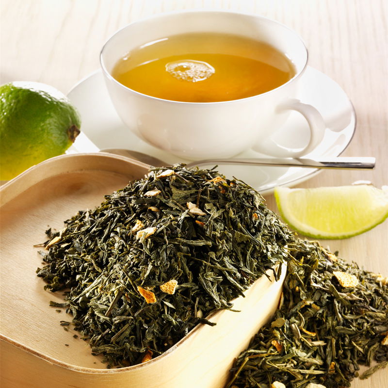 Rauf Tee aromatisierter Grüntee Sencha Lemon