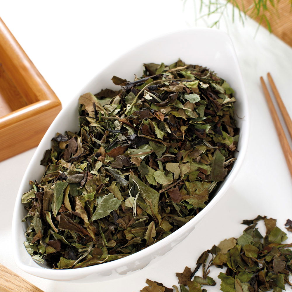 Schrader Weißer Tee China White Pai Mu Tan Bio