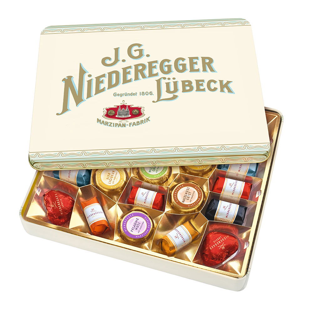 Niederegger Nostalgiedose Marzipan-Sortiment
