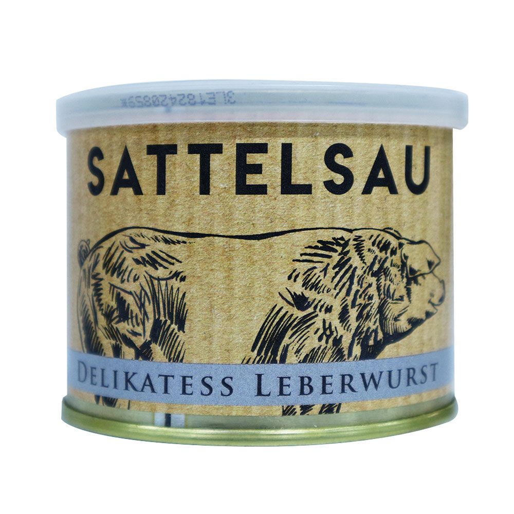 Delikatess Leberwurst vom Sattelschwein