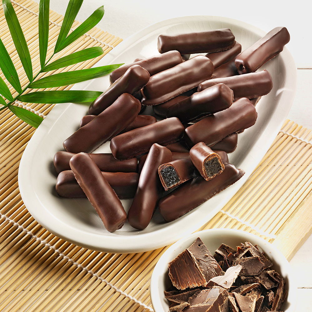 Schrader Ingwer Stäbchen in Zartbitterschokolade 2er-Set