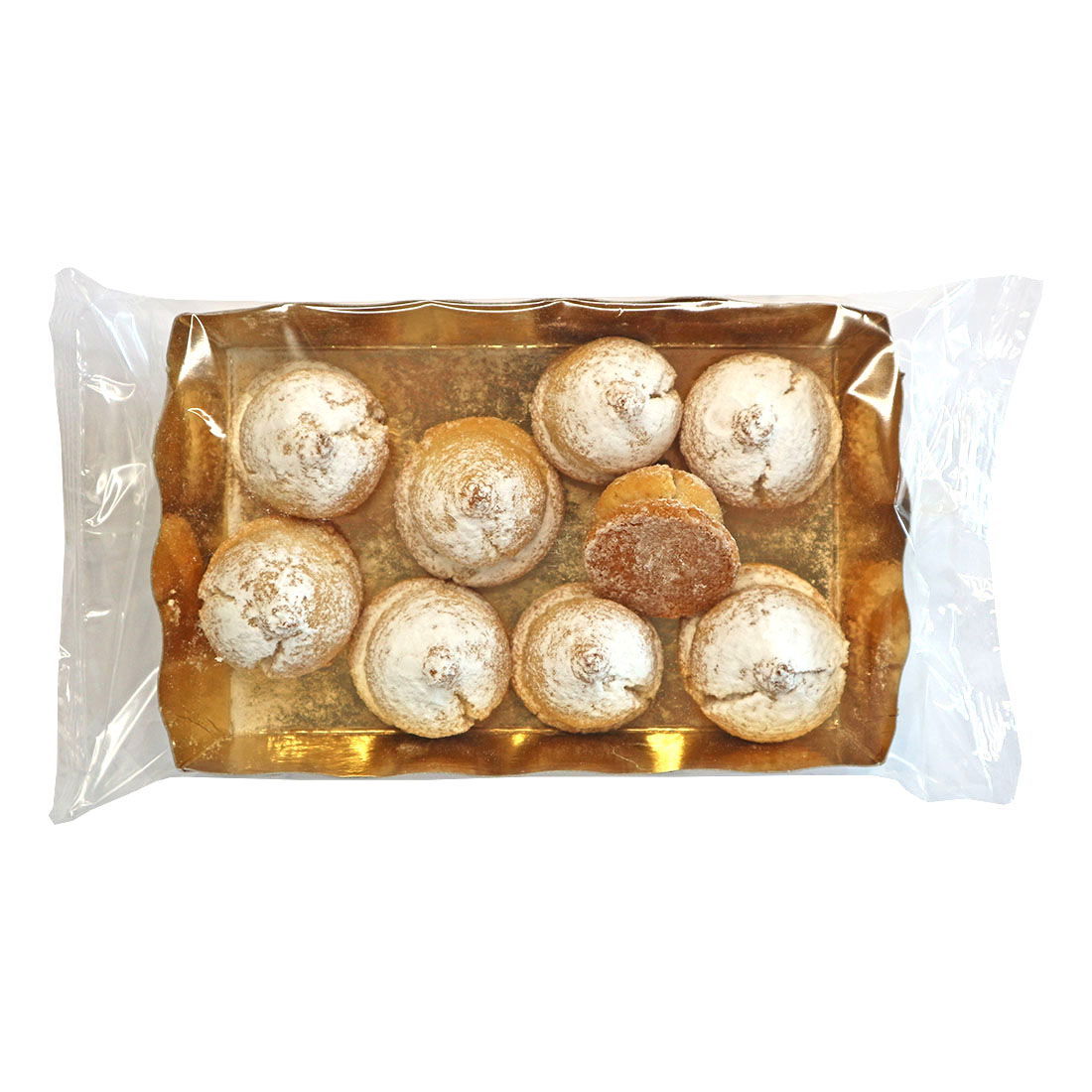 Italienisches Mandelgebäck mit Limonencreme