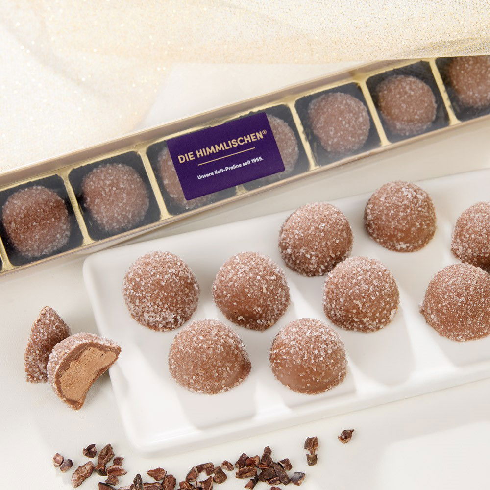 Leysieffer Pralinen "Die Himmlischen" in Präsentstange