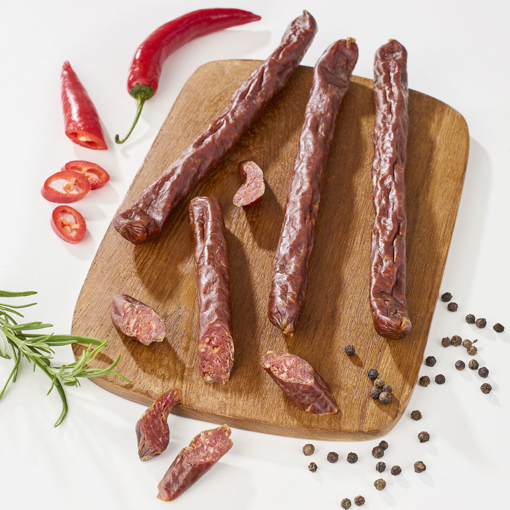 WILDHÜTERS Wildschwein-Chili-Sticks, 4 Stück