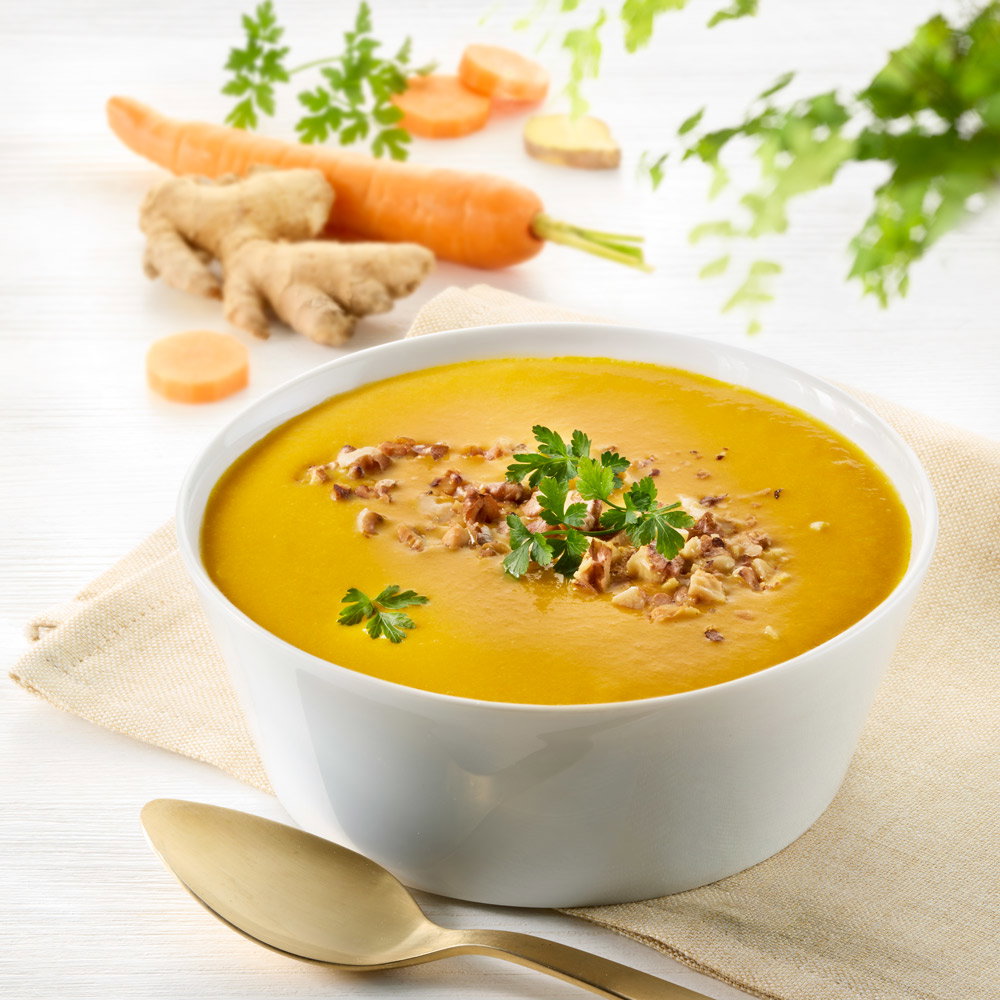Schrader Karotten-Ingwer-Suppe Bio, vegan
