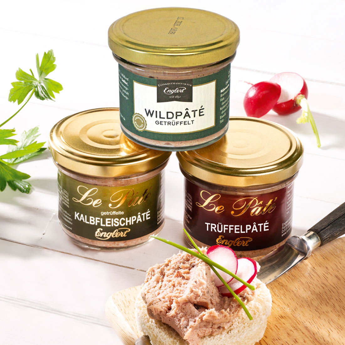 Feinschmecker Brotaufstriche Patés 3er-Set