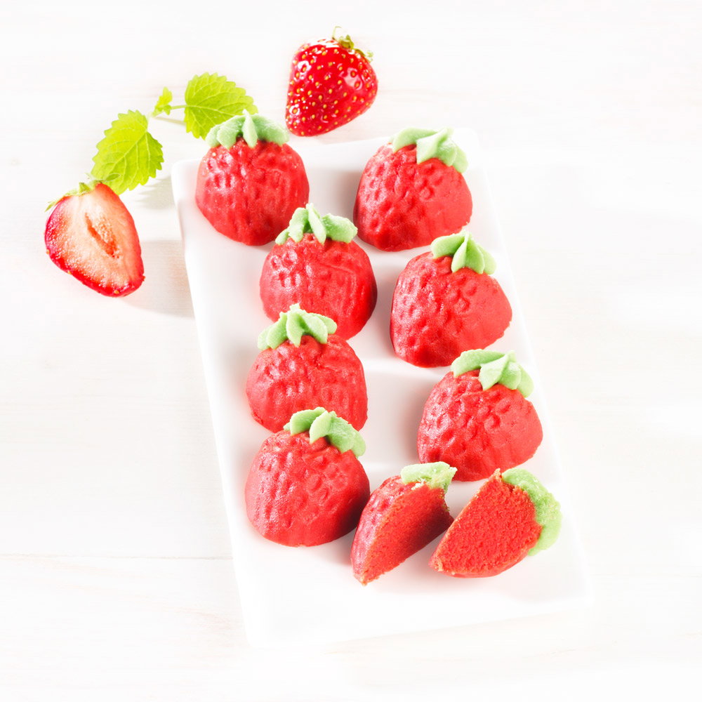 Marzipan-Erdbeeren