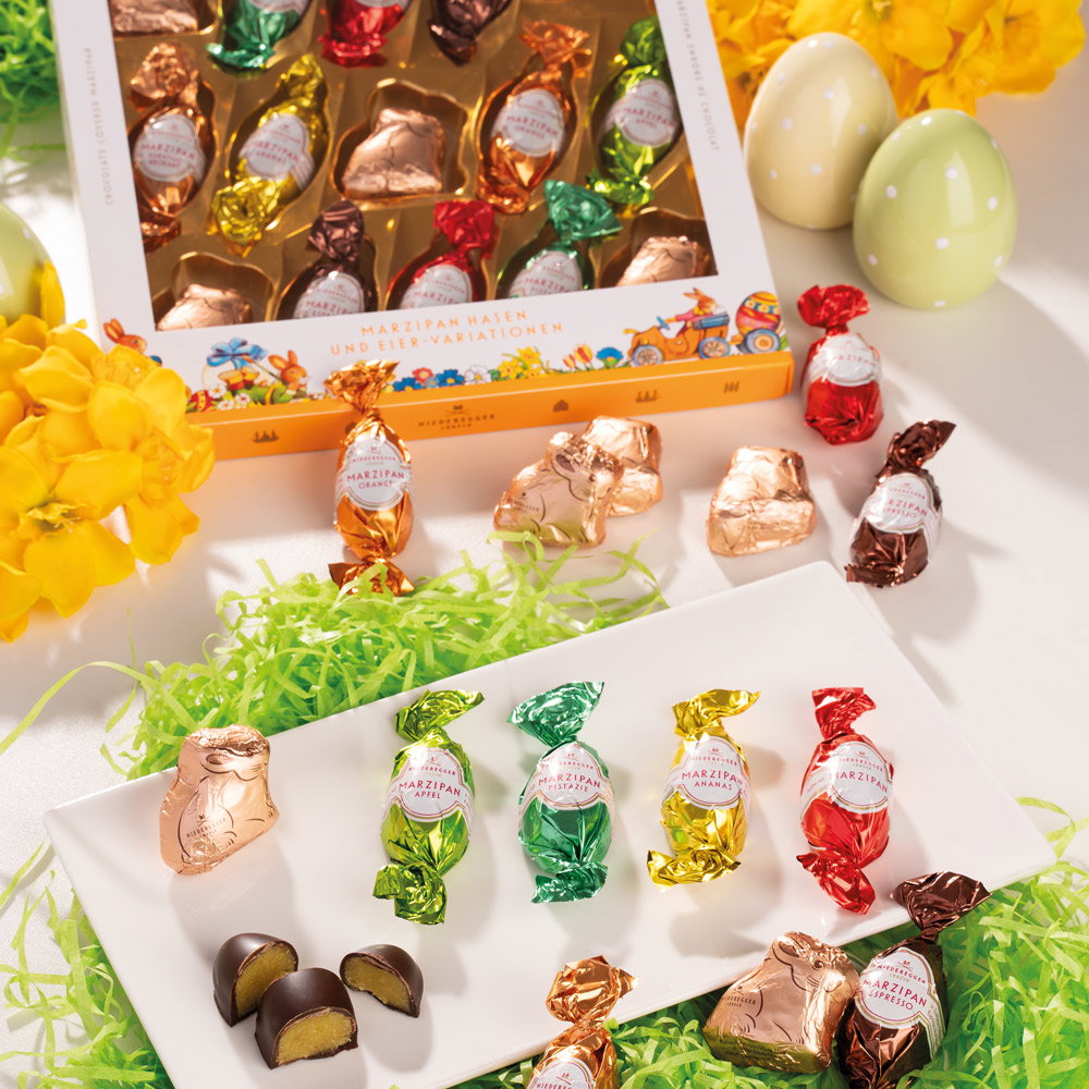 Niederegger Marzipan-Hasen und Eier-Variationen