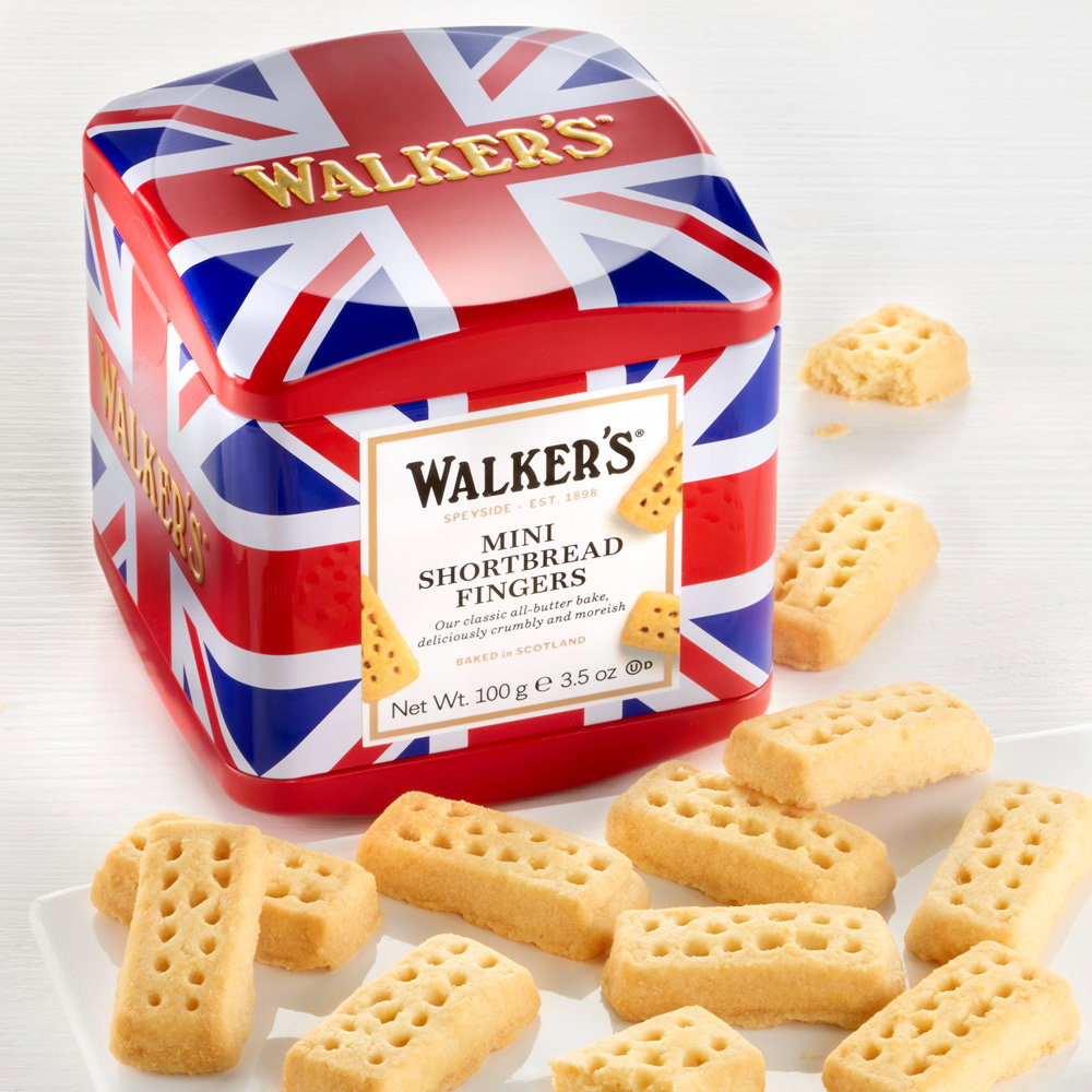 Walkers Mini Shortbread Fingers in Union Jack-Dose