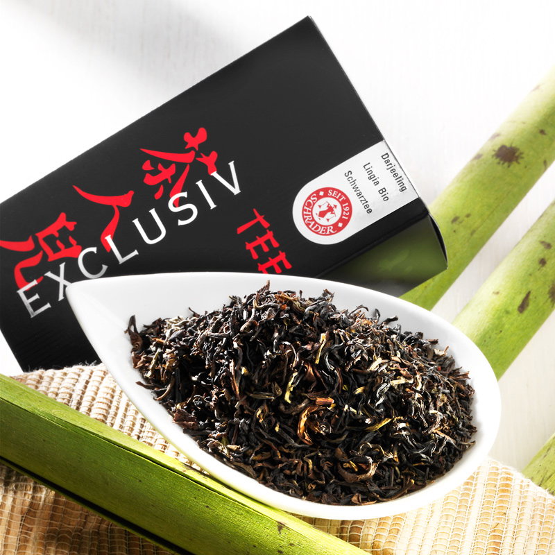 Schrader Schwarzer Tee Darjeeling Second Flush Lingia FTGFOP1 Bio