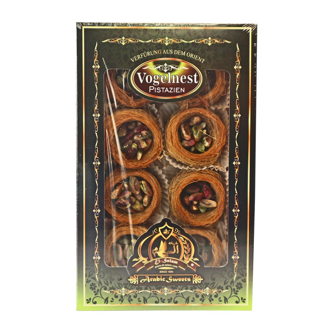 Vogelnest mit Pistazien Premium-Mix