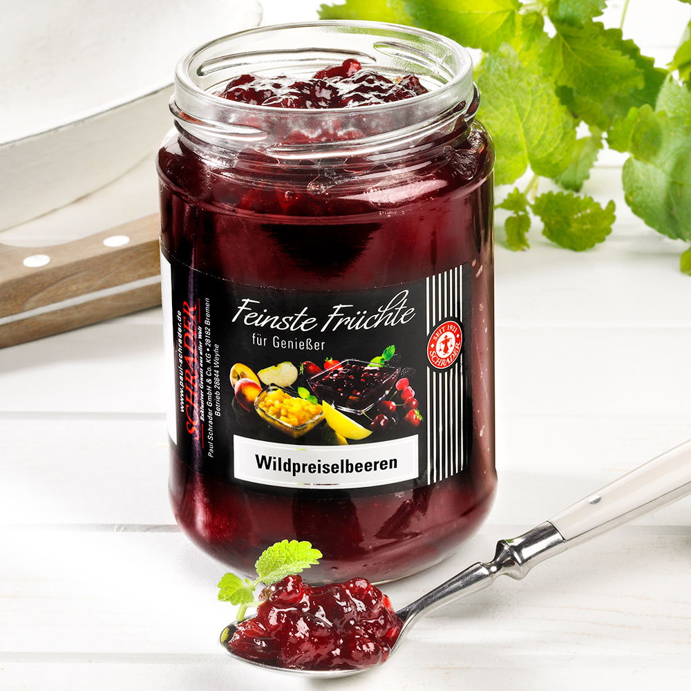 Schrader Wildpreiselbeeren aus Skandinavien