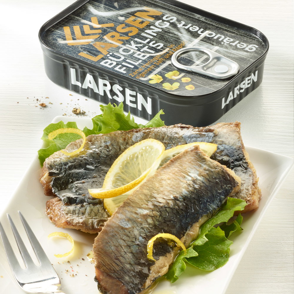 Bücklings-Filets in Rapsöl