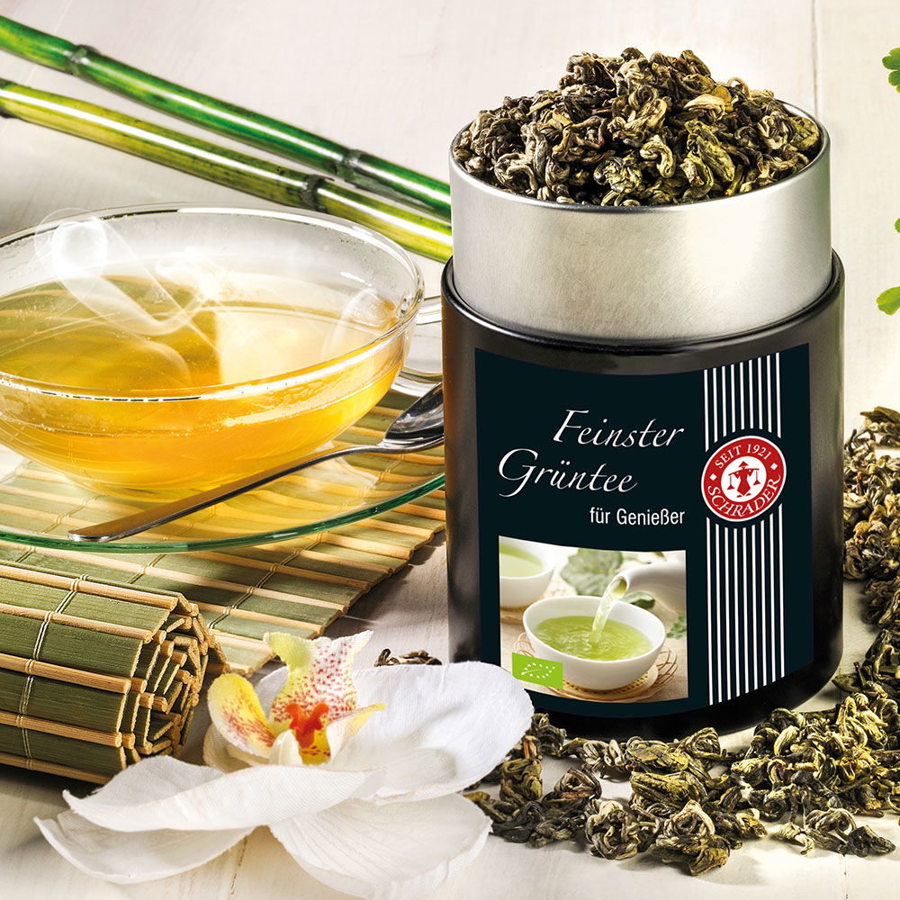 Schrader Weißer Tee China White Pearl Qucha Qingshan