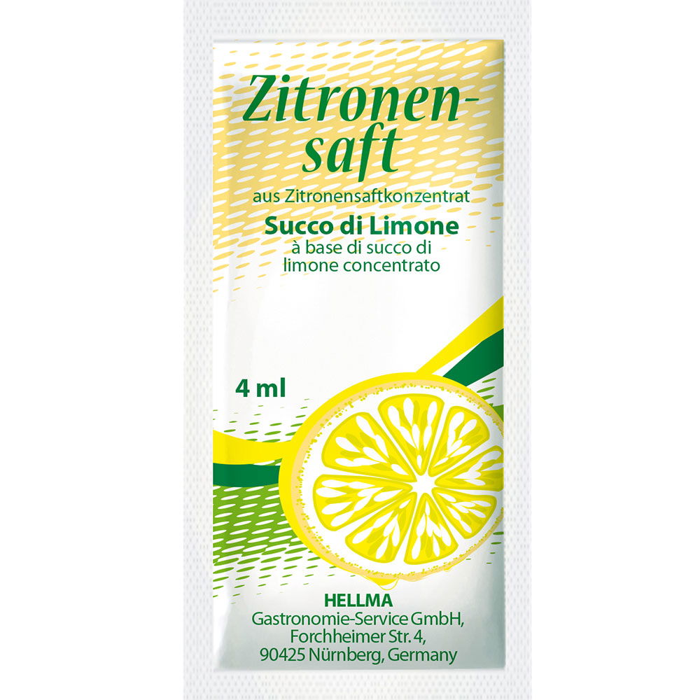 Zitronensaft Beutel 100 Stück