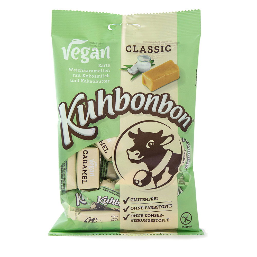 Kuhbonbons Caramel, vegan