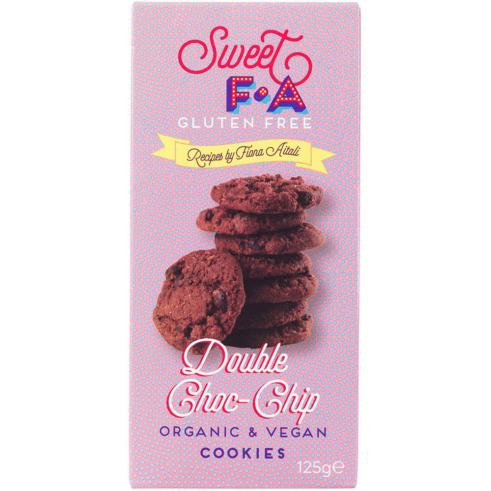 Island Bakery Double Choc Chip Cookies Bio, vegan