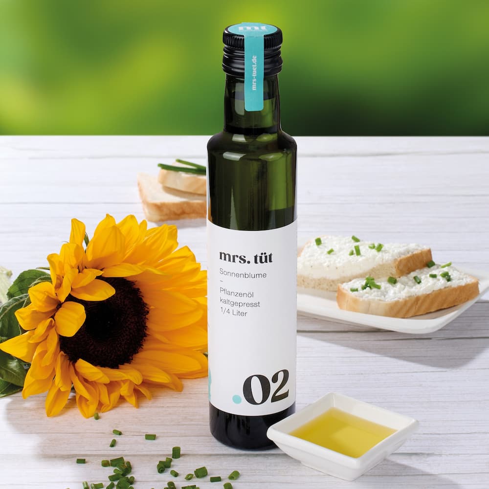 mrs. tüt Sonnenblumenöl aus Norddeutschland
