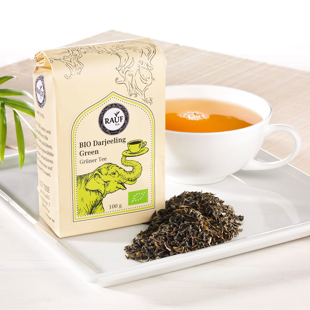 Rauf Tee Grüner Tee Darjeeling Green Bio