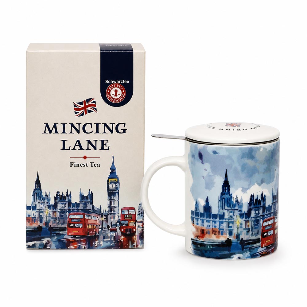 Schrader Set Teebecher Mincing Lane & Tee No. 45 Earl Grey's Tea